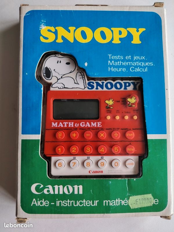 Jeu électronique Vintage Snoopy Canon – Années 80/90 – Occasion