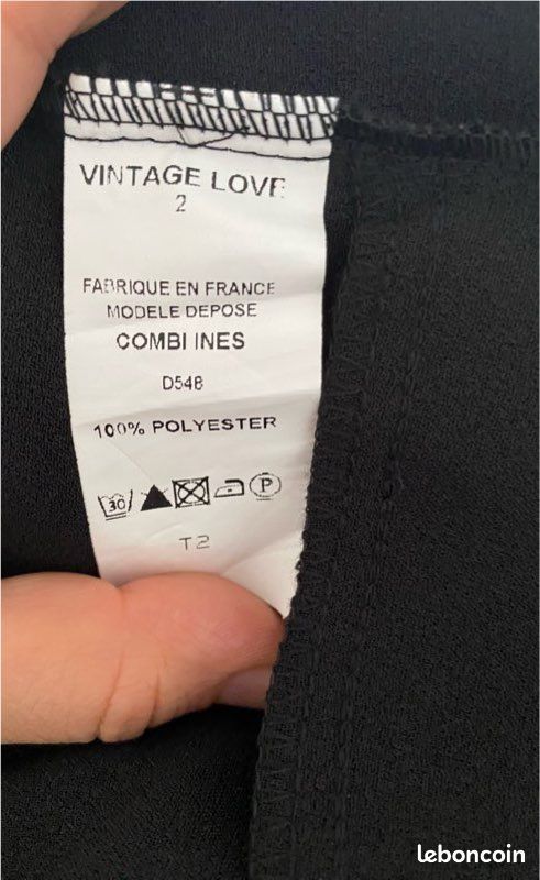 Vintage Love combinaison pantalon d’été neuf. Taille:T2 (image 4)