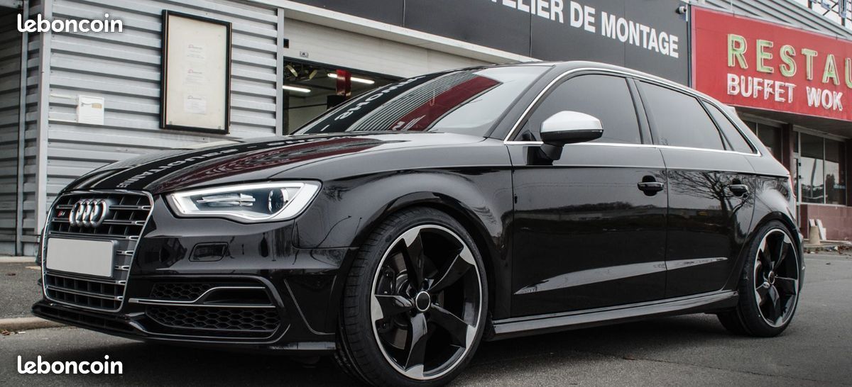 Set De 4 Jantes Alliage Audi 16" ESSE5 Noir - Compatible A3 A4 A6 Q2 Q3 Q5 TT