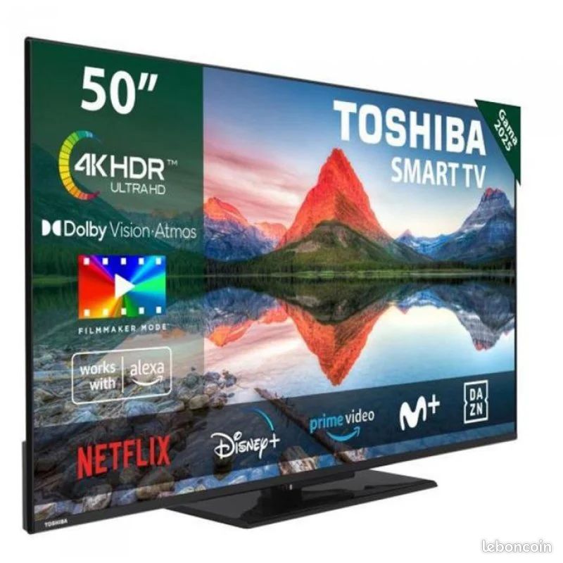 Toshiba DLED 50" 50UV3463DG Télévision écran plat TV QLED 43' 127 cm,1920x1082 (image 2)