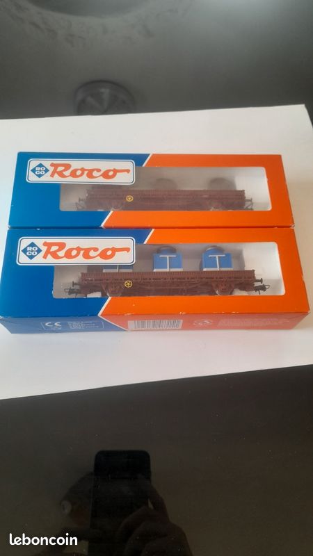Wagons Roco Ho 2 wagons marchandise Roco Ho - Modélisme