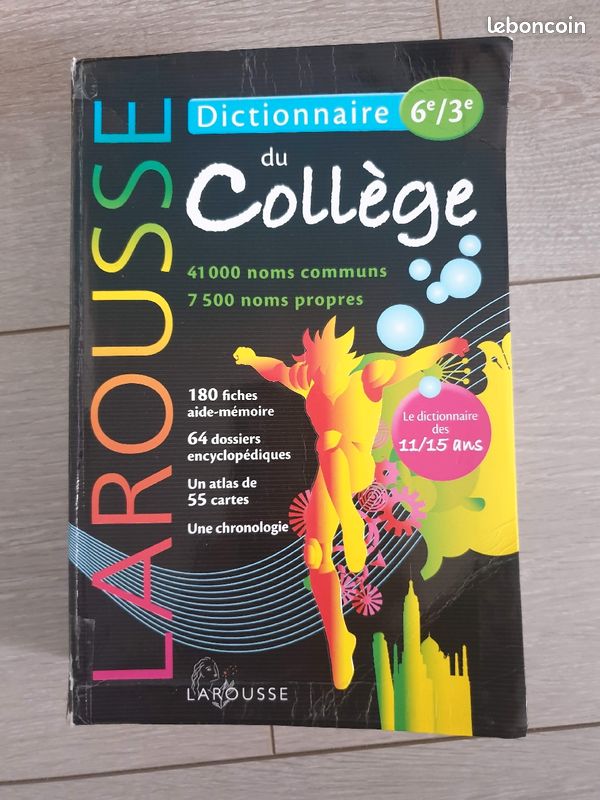 Dictionnaire Larousse Collège 6e à 3e (image 1)