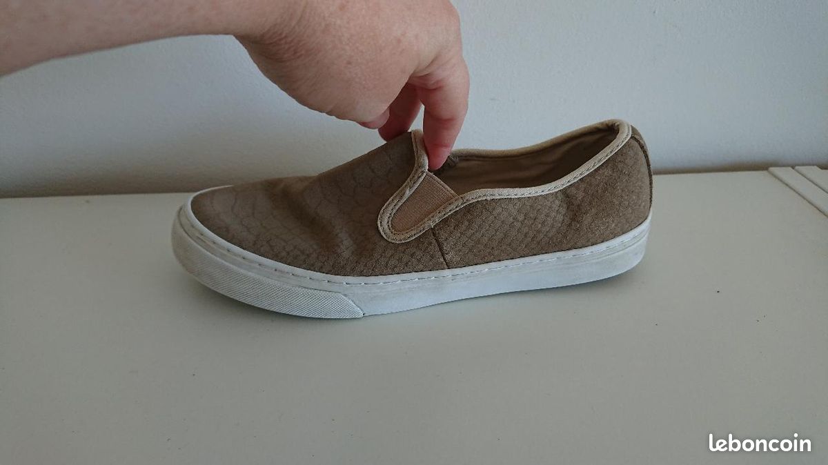 Paire de sneakers plates beige Gap pointure 39 - danayel (image 4)