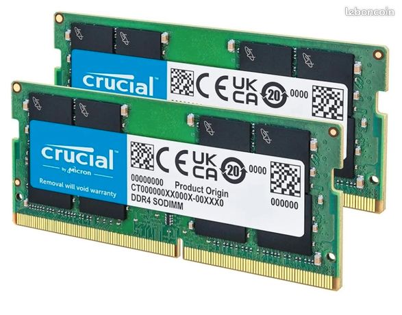 CrucialRAMCT2K16G4SFRA32A32GoKit(2x16Go)DDR43200MHzCL22