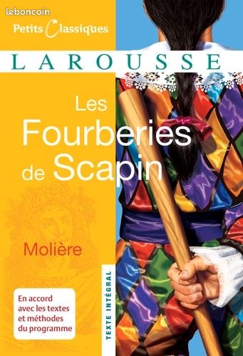 Livre "Les fourberies de Scapin" de Moliere (image 1)
