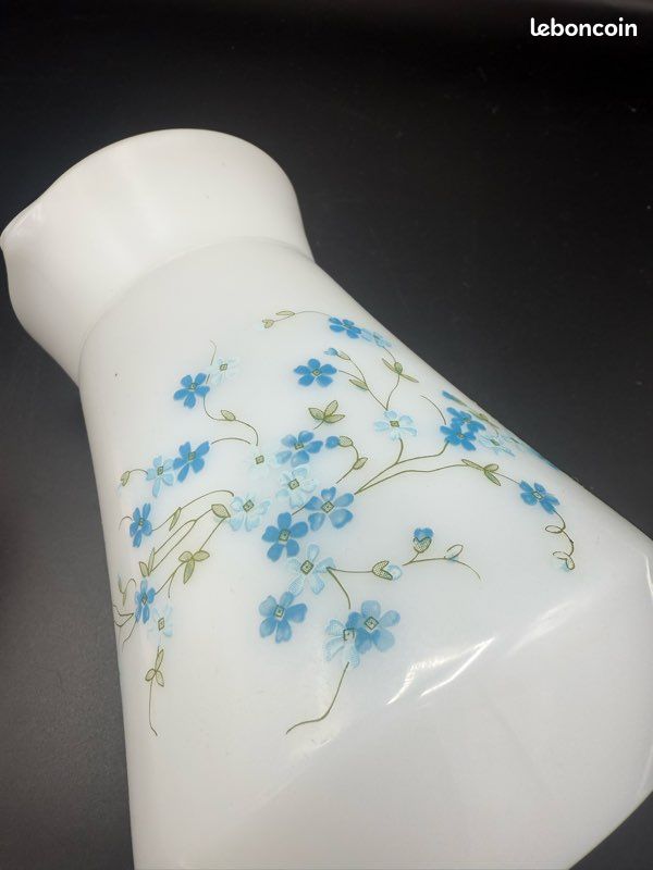 Carafe Cafetière + Sucrier ARCOPAL MYOSOTIS VINTAGE - Arts de la table