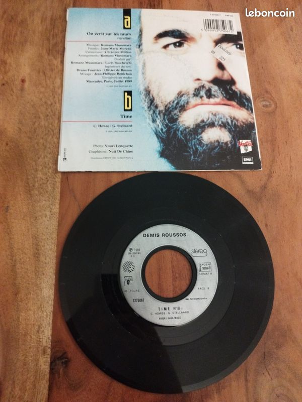 Demis Roussos On écrit sur les murs 45t (image 2)
