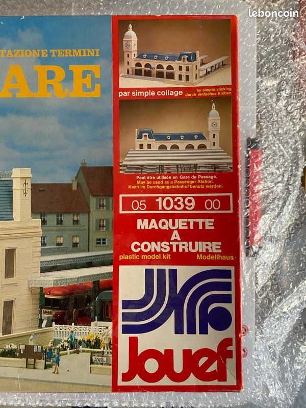 JOUEF maquette grand gare double possibilité avec verrière ref 1020 Bis