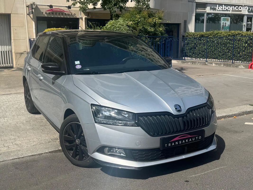 Skoda fabia skoda fabia 95 tsi monte carlo bvm-carplay-key less go-caméra de recul (image 1)