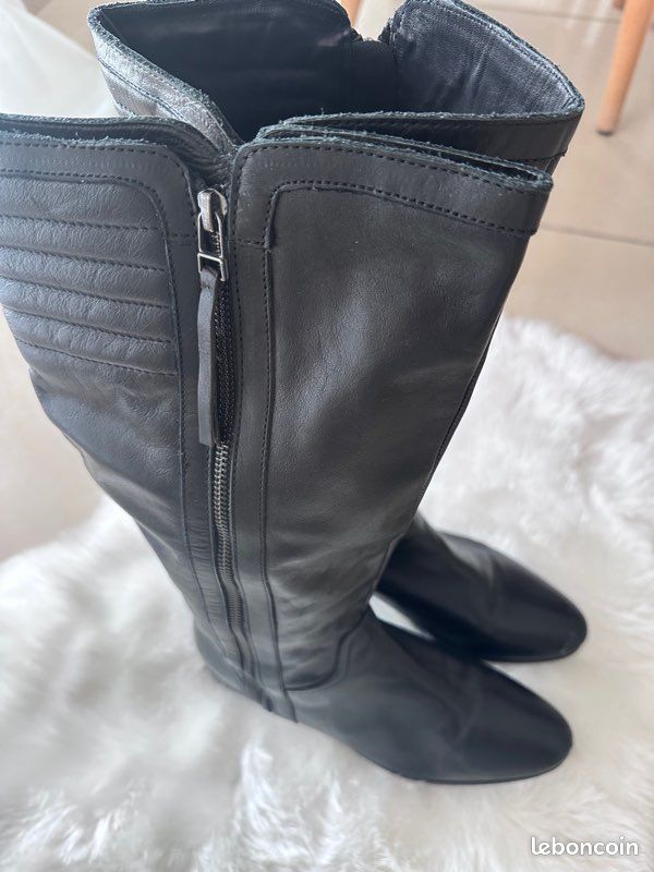 Bottes noires femme (image 3)