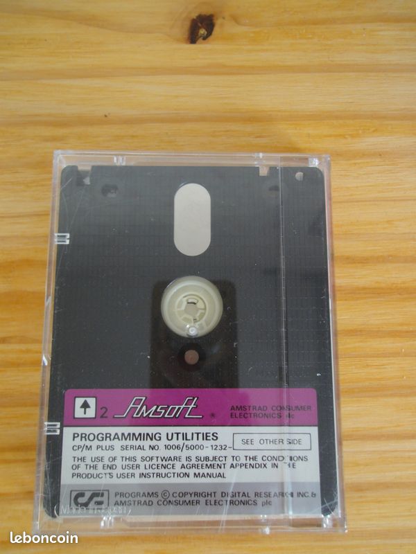 Disquette Amstrad CP/M Plus Et Programming Utilities – Vintage – Occasion