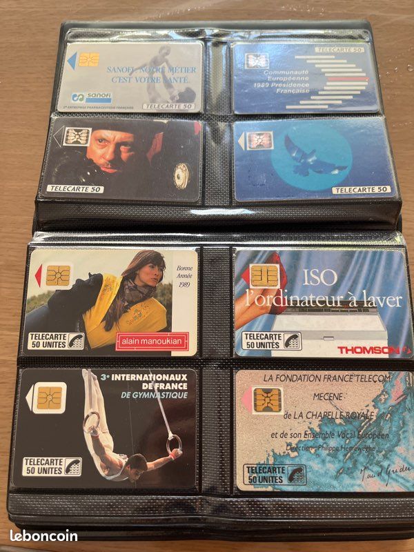 Collection de 128 cartes téléphoniques (image 3)