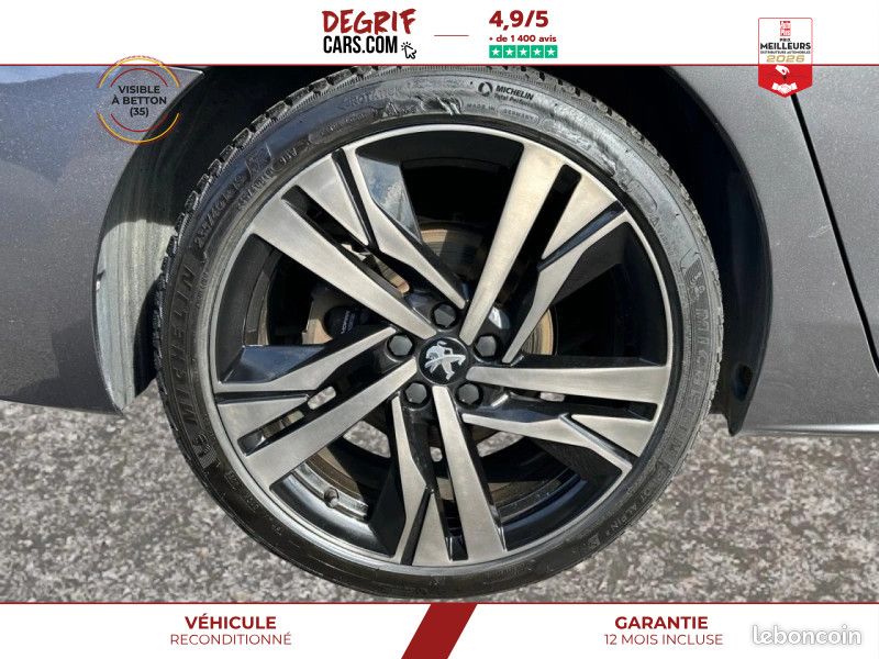 Peugeot 508 SW 1.5 BlueHDi 130 EAT8 GT + CUIR CHAUFFANT ET MASSANT + JANTES 19 + ATTELAGE + FOCAL... (image 12)