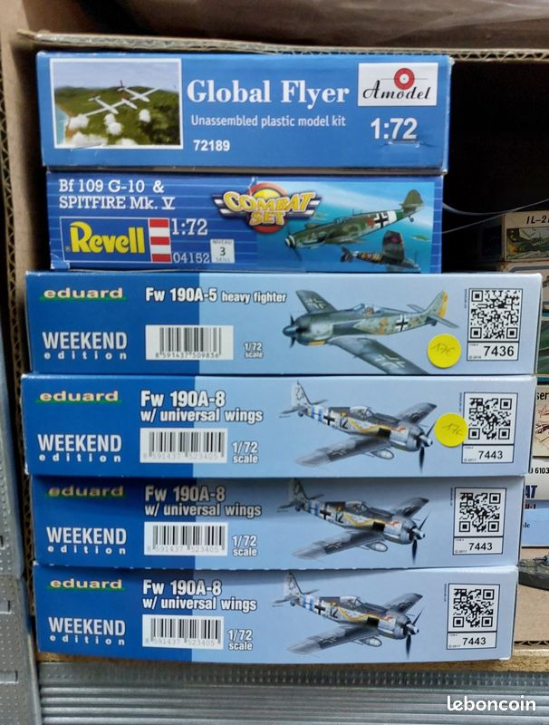 Lot De Maquettes 1/72 Nichimo Et VIOO – Avions Militaires – Années 60 – Sous Blister
