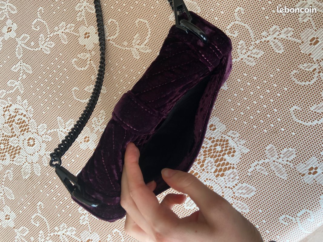 Sac bandoulière Rebecca Minkoff en velours (image 8)