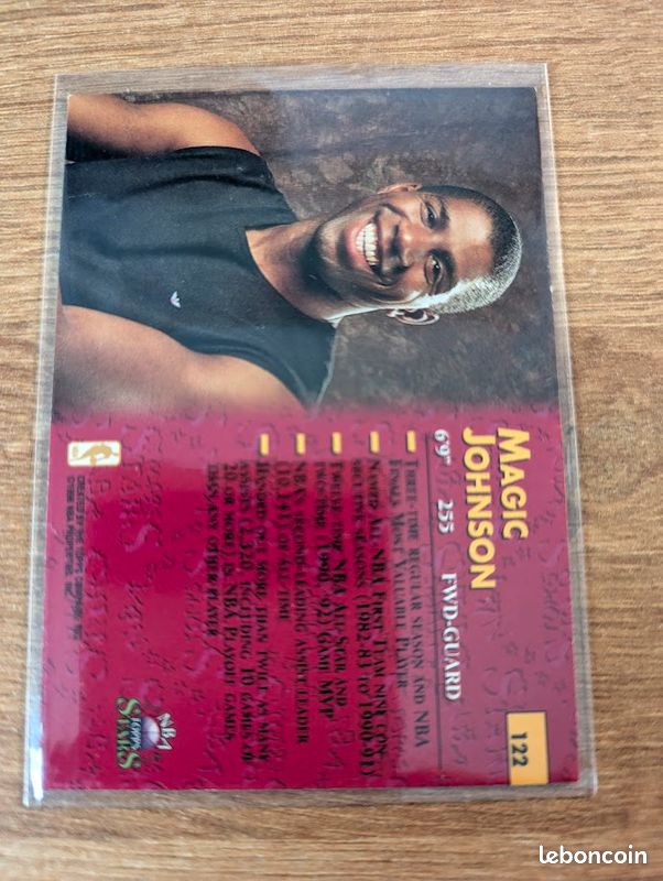 Carte NBA 1996-97 Topps Stars #122 Magic Johnson - Collection