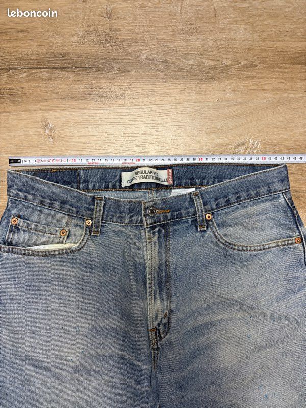 Levi’s 505 W36 L32 jean bleu vintage coupe droite regular homme denim (image 6)