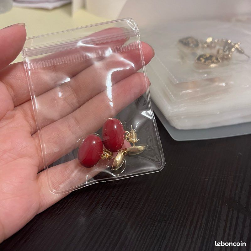 Boucles d’oreilles en rubis (image 1)