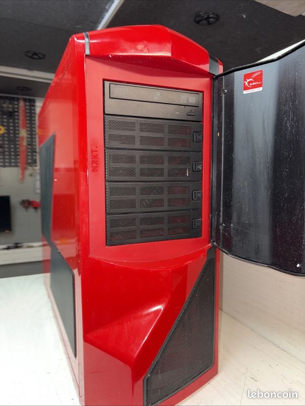 Boîtier PC NZXT Phantom 410 Rouge Gaming ATX Très Bon État (image 4)