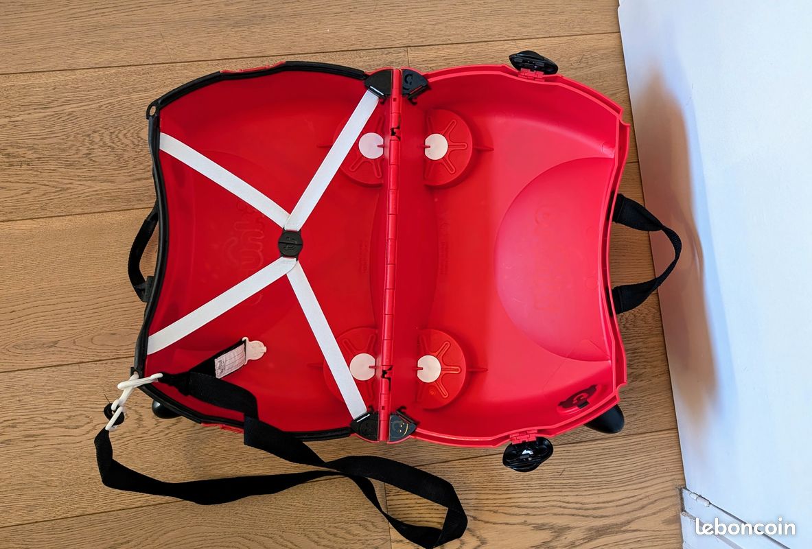 trunki Valise à roulettes enfant coccinelle Harley, rouge pas cher trunki Valise à roulettes enfant coccinelle Harley, rouge pas cher