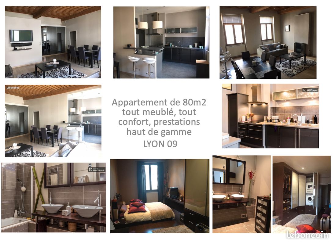 Appartement 2 pièces 80 m² · à Lyon · 80 m² · 1 092 €/mois
