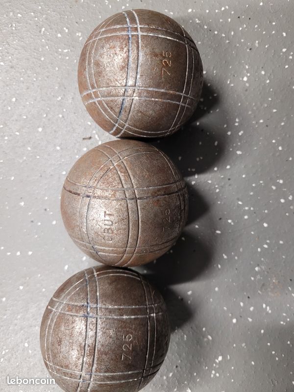 Boules de pétanque Atx *** competition 76mm - Obut 680g Argent Métalisé