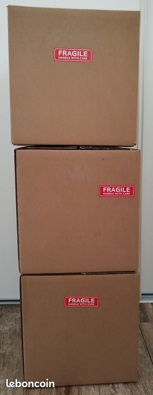 Lot de trois cartons à verres " champagne" (image 3)