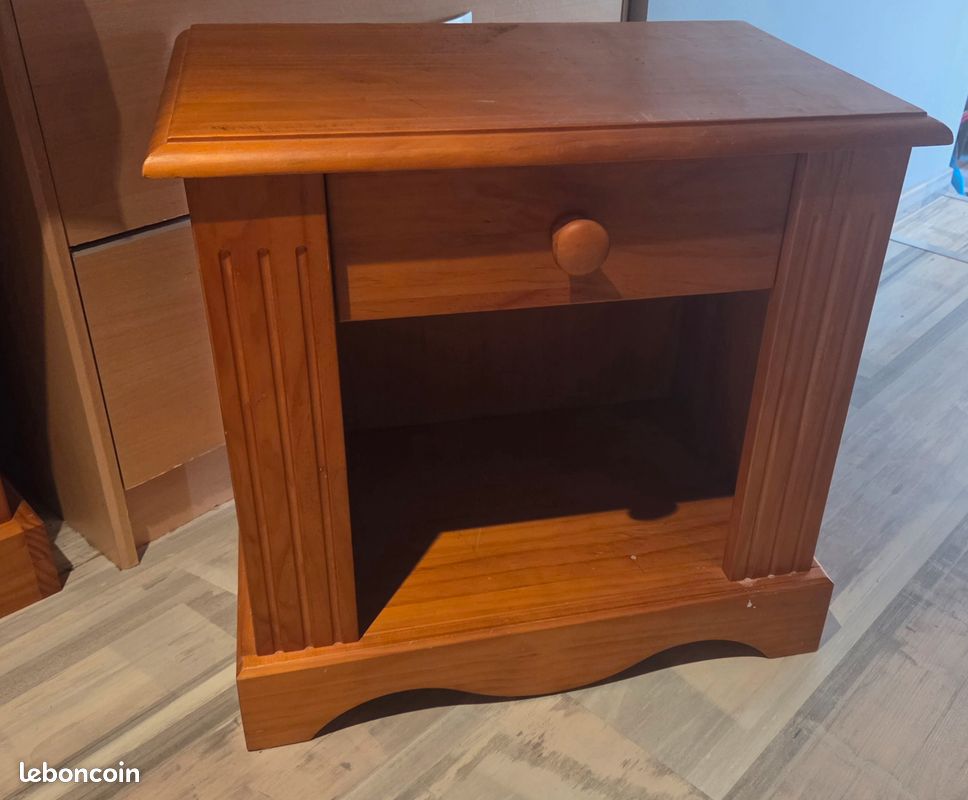Mobilier en bois chambre (image 6)
