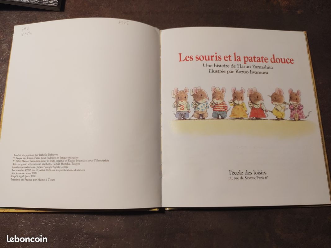 "Les souris et la patate douce" Kazuo Iwamura (image 3)