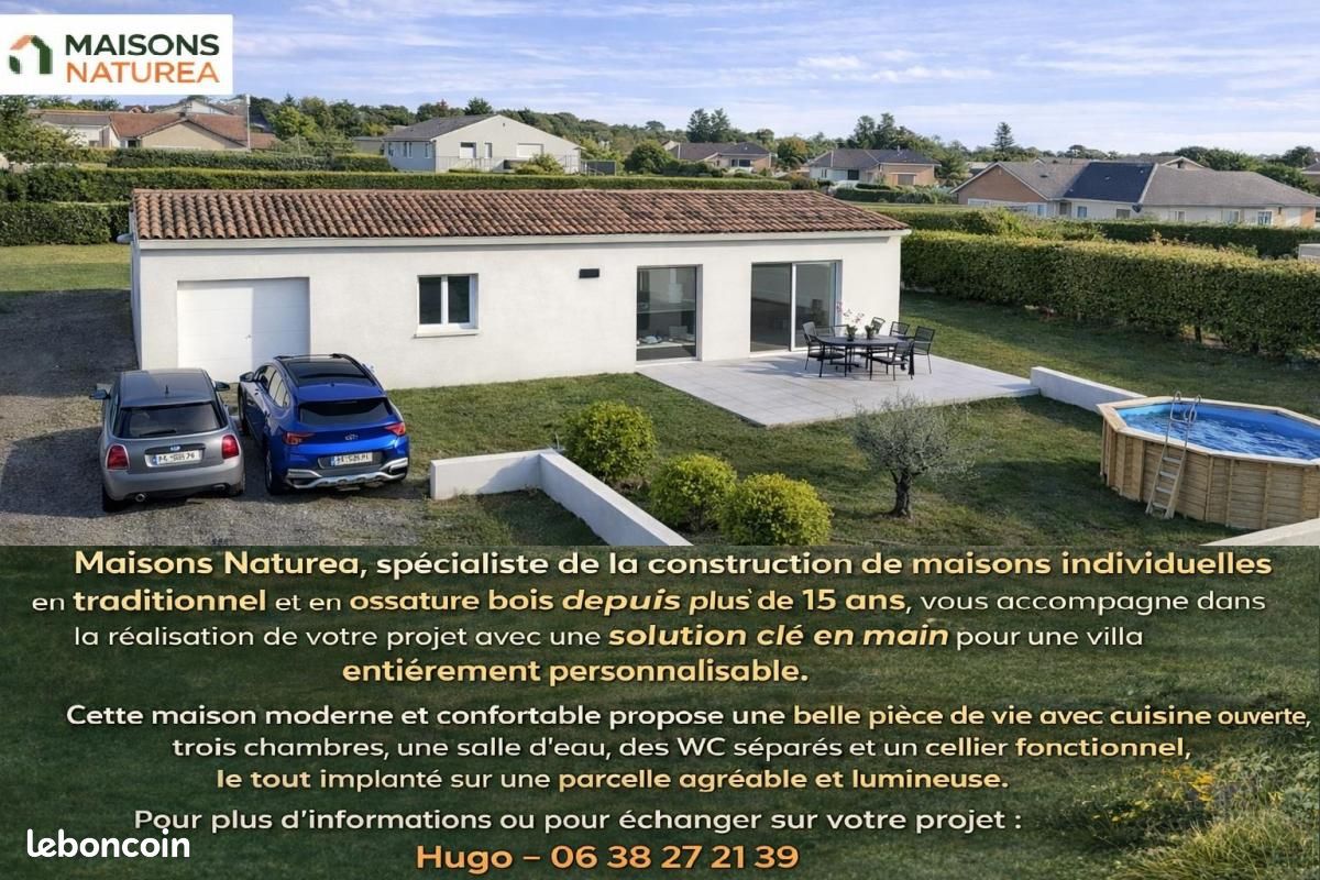 Maison 5 pièces 90 m² · à Jonquières · 90 m² · 254 000 €