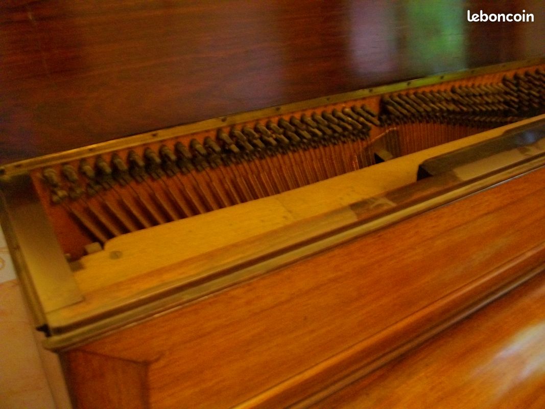 Superbe ancien piano bar droit pleyel cadre metal a raccorder (image 3)