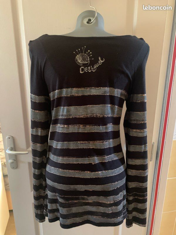 Haut , blouse tunique Tom Tailor Denim en S = 36 voir mesures