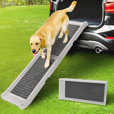 Rampe Télescopique Chien Trixie - 43x100-180cm - Support 58kg - Pour Voiture Ou Canapé