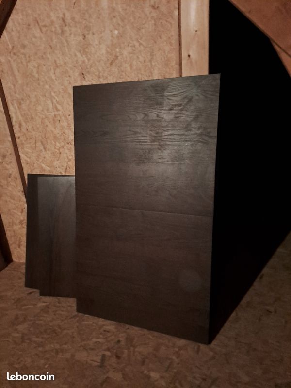 Table ikea 6/10 personnes coloris foncé (image 1)