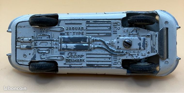 TEKNO 1/43ÈME MADE IN DENMARK JAGUAR TYPE E COMPLETE D'OCCASION TRES