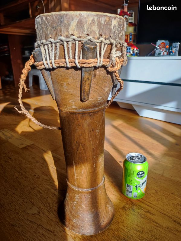 Djumbe artisanal bois 44cm (image 5)