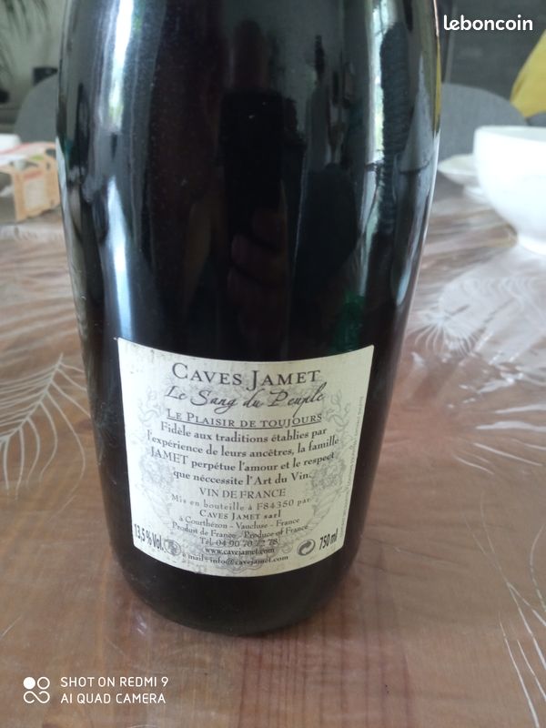 Bouteille de Vin "Le Sang du Peuple" (image 3)