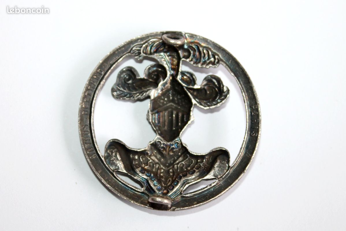 Broche insigne militaire de beret de l'armee blinde cavalerie regiment de spahis (image 2)