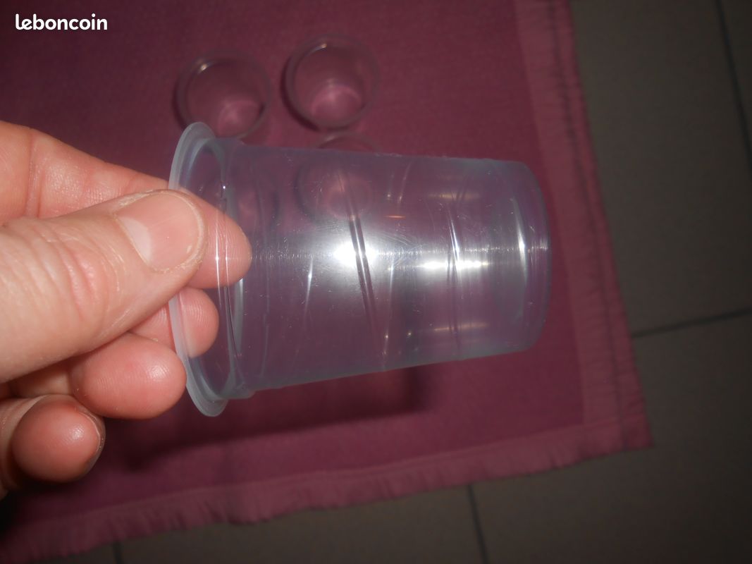 Lot de 15 gobelets de yaourt vide nettoyés (image 3)
