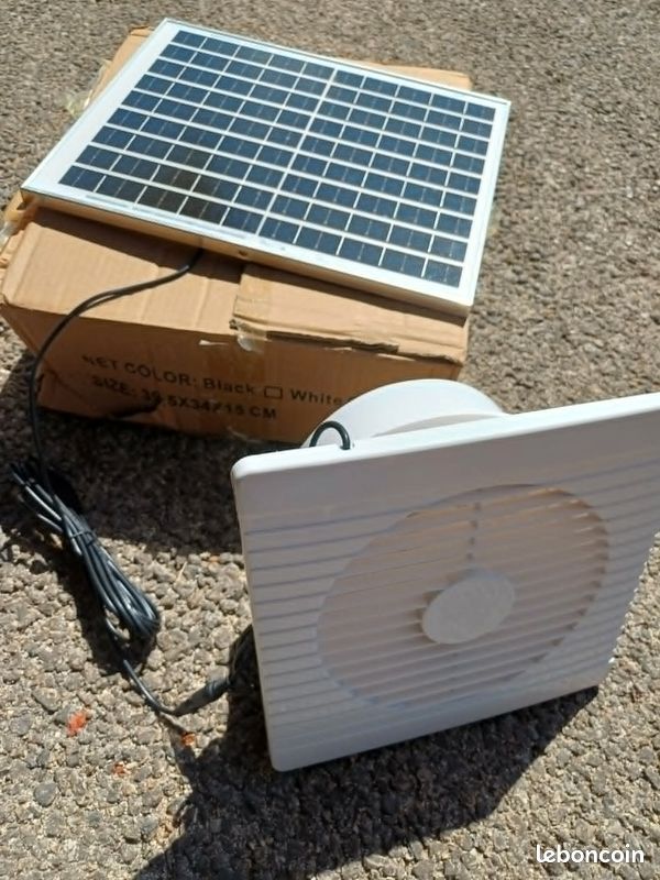 Ventilateur extracteur d'air solaire (image 1)