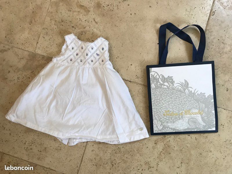 Robe bébé fille 18 mois Tartine et chocolat Comme neuve