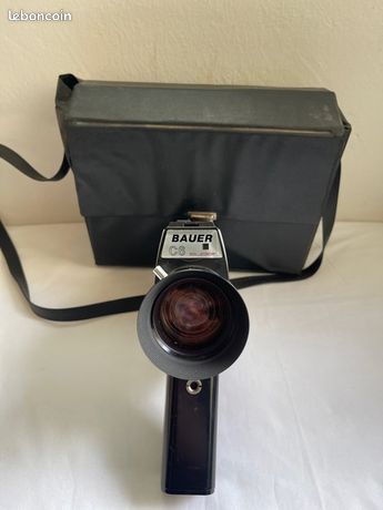 Caméra Film Vintage Bauer C2B – Avec Étui D’Origine, Super 8