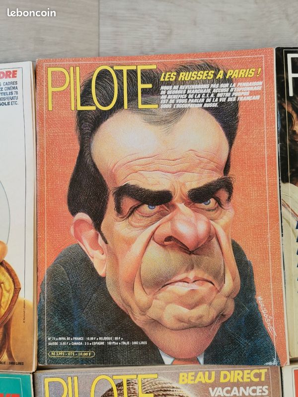 Lot 7 magazines Pilote vintage 80s (image 2)