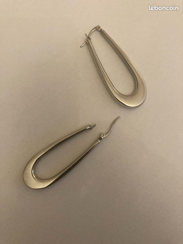Boucles d’oreilles en acier inoxydable (image 2)