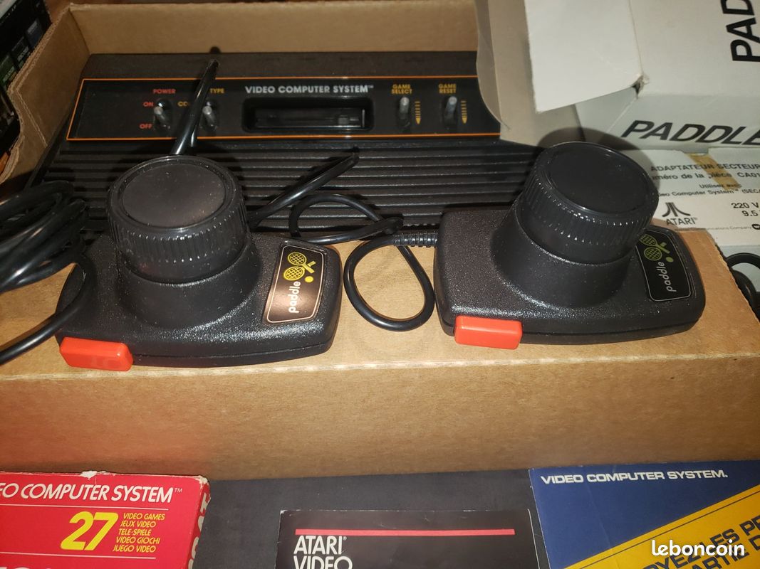 1 Atari Atari 2600 - Console avec jeux (3) - Dans la boîte - Catawiki
