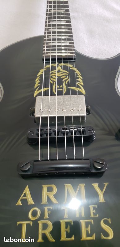 Guitare Collector ESP LTD EC – 201 Black Hellfest 2025 X SUGE guitars (image 4)