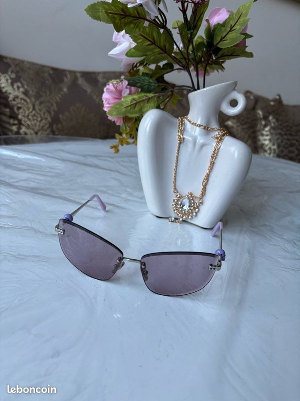 Lunettes de soleil Philippe Plein violettes Accessoires Bagagerie
