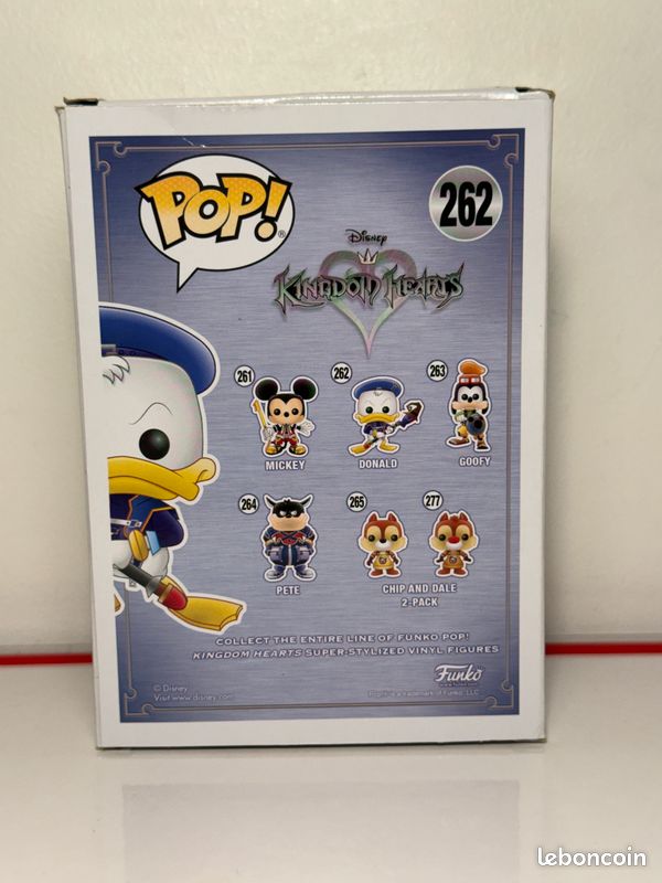 Funko Pop Donald Duck #262 – Disney – Boîte incluse – Très bon 