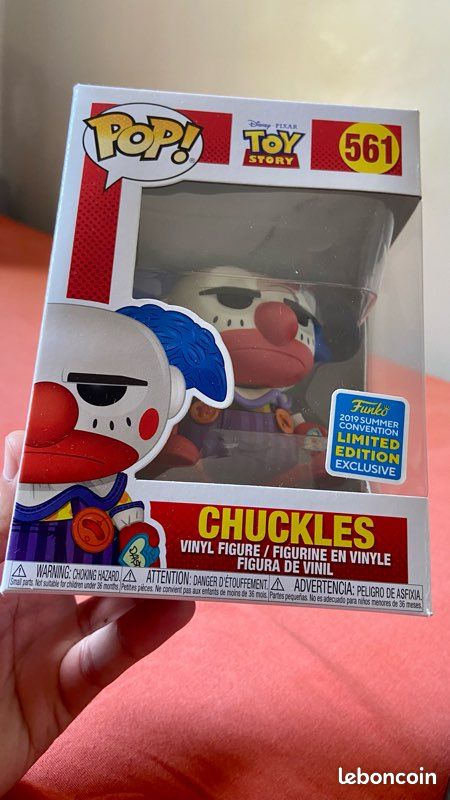 Chuckles toy story figurine funko pop exclusive sdcc 2019