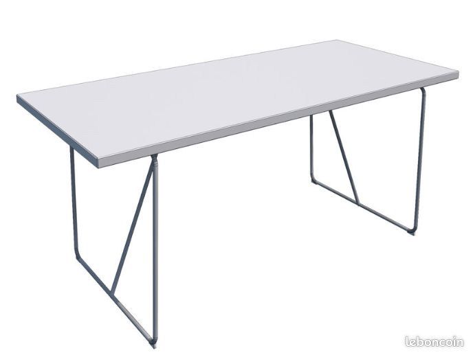 Table blanche Ikea Backaryd bureau (image 2)